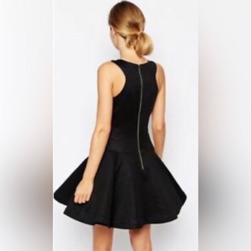 Ted Baker Cidia Skater Skirt black flare Sleeveless Dress size 1 XS NWT - Picture 5 of 10